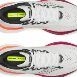 Saucony Men's Ride 19 White/Srimson