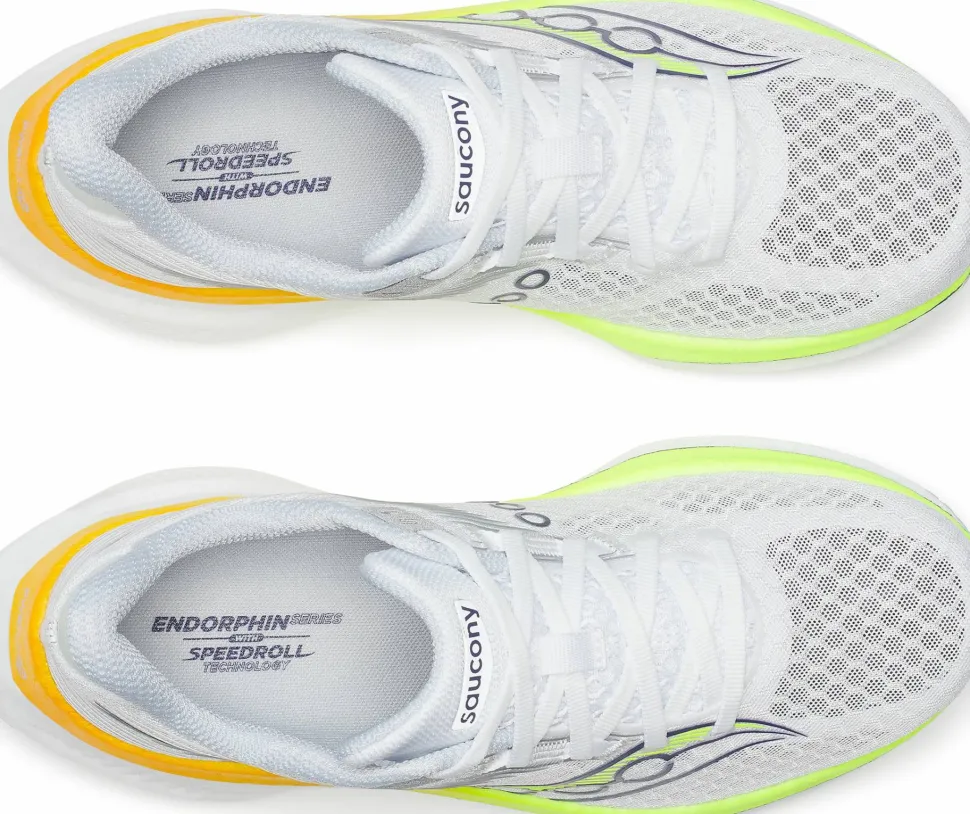 Saucony Women's Endorphin Speed 5 White/Citron