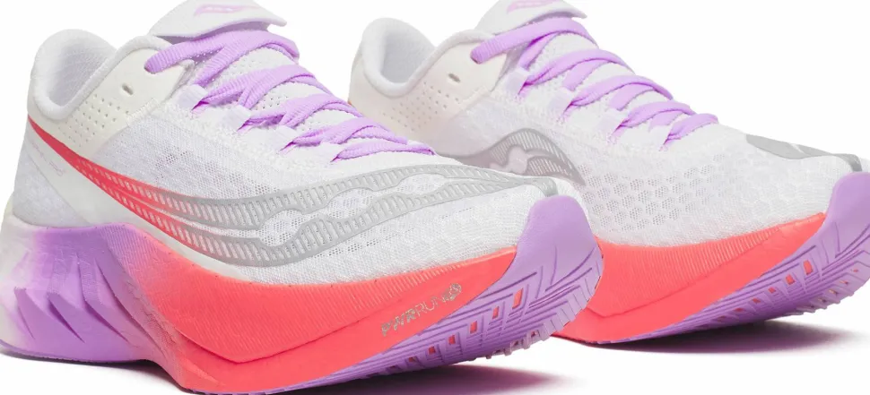 Saucony Women's Endorphin Pro 4 White/crocus