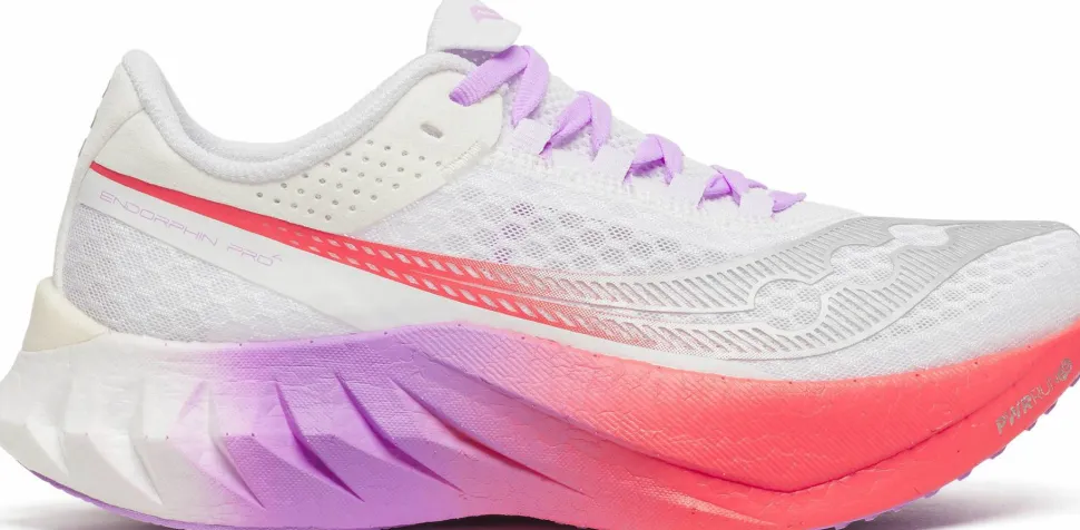 Saucony Women's Endorphin Pro 4 White/crocus