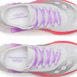 Saucony Women's Endorphin Pro 4 White/crocus