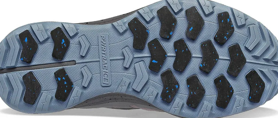 Saucony Women's Peregrine Ice+ 3 Gravel/Black