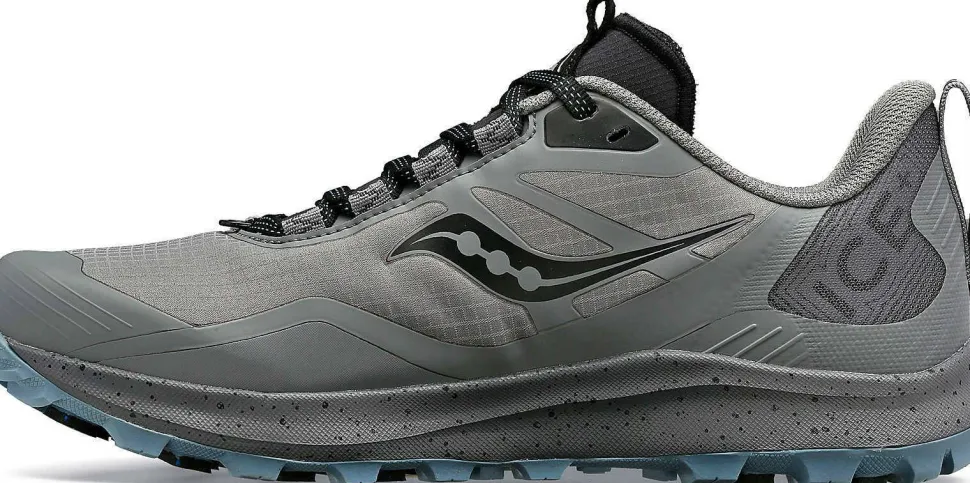Saucony Women's Peregrine Ice+ 3 Gravel/Black