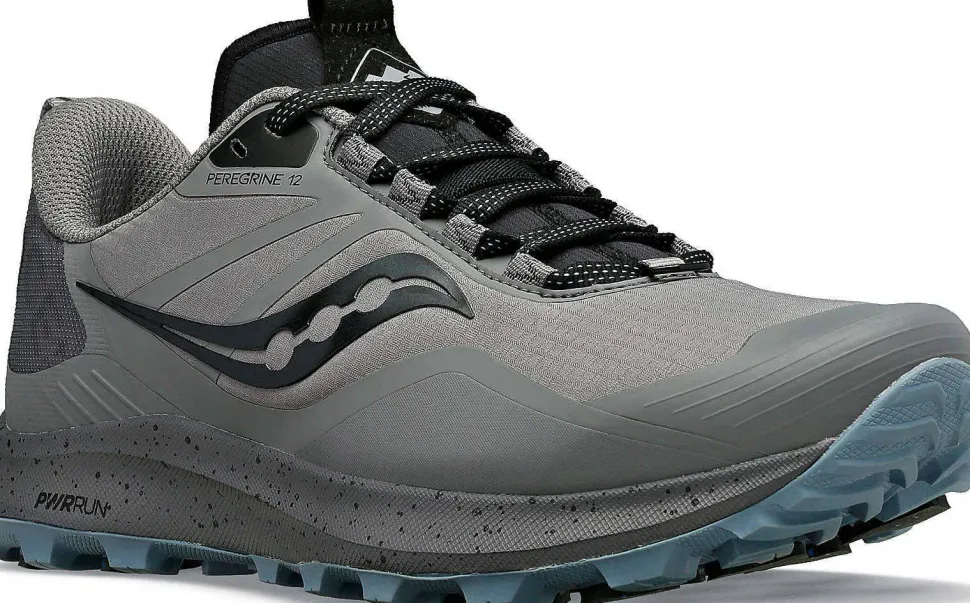 Saucony Women's Peregrine Ice+ 3 Gravel/Black