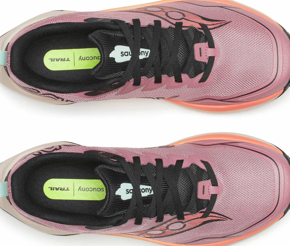 Saucony Women's Peregrine 16 Mauve/salmon