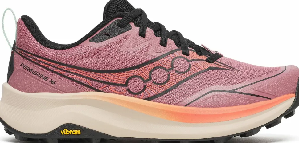 Saucony Women's Peregrine 16 Mauve/salmon