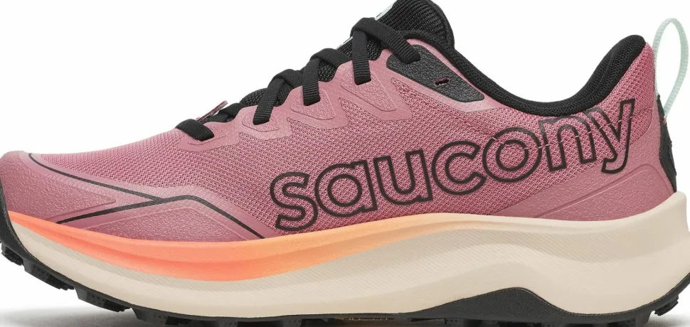Saucony Women's Peregrine 16 Mauve/salmon