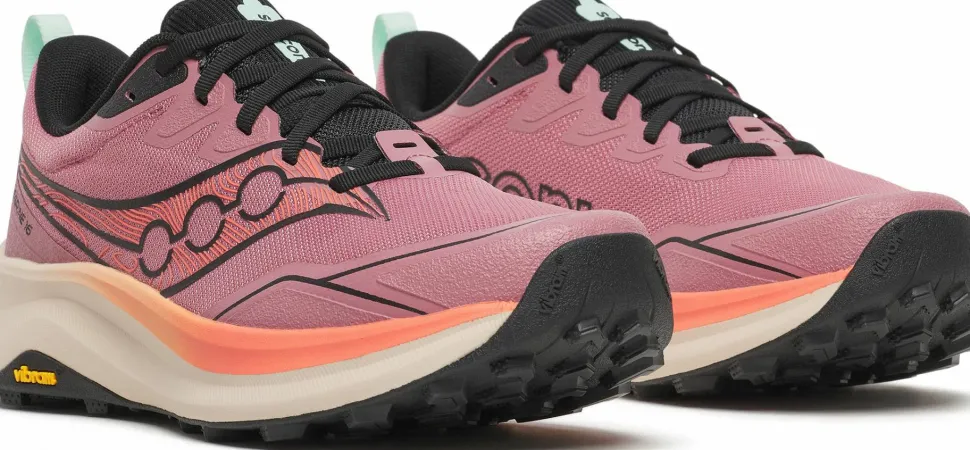 Saucony Women's Peregrine 16 Mauve/salmon