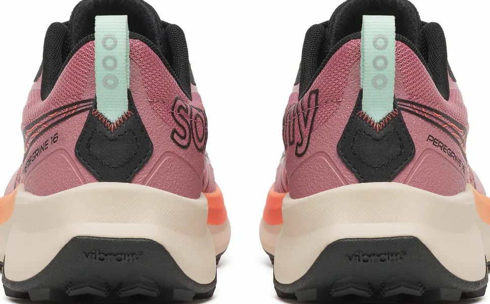 Saucony Women's Peregrine 16 Mauve/salmon
