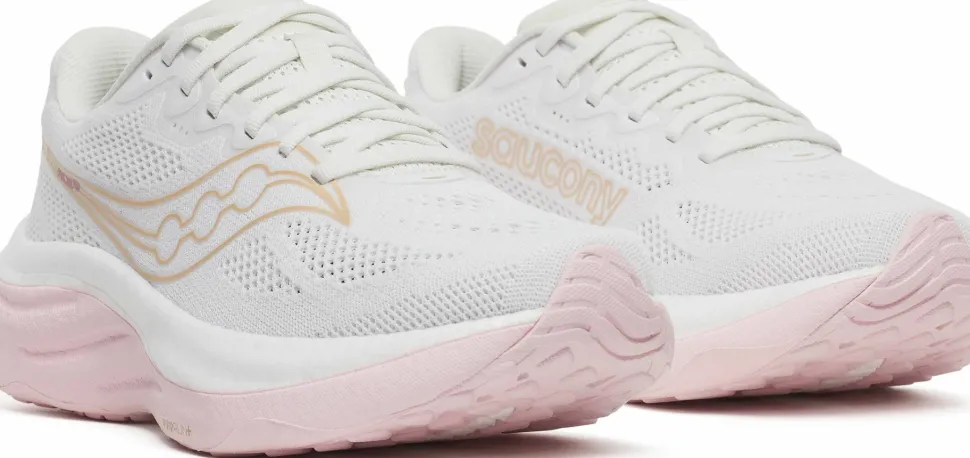Saucony Women's Ride 19 White/Silk