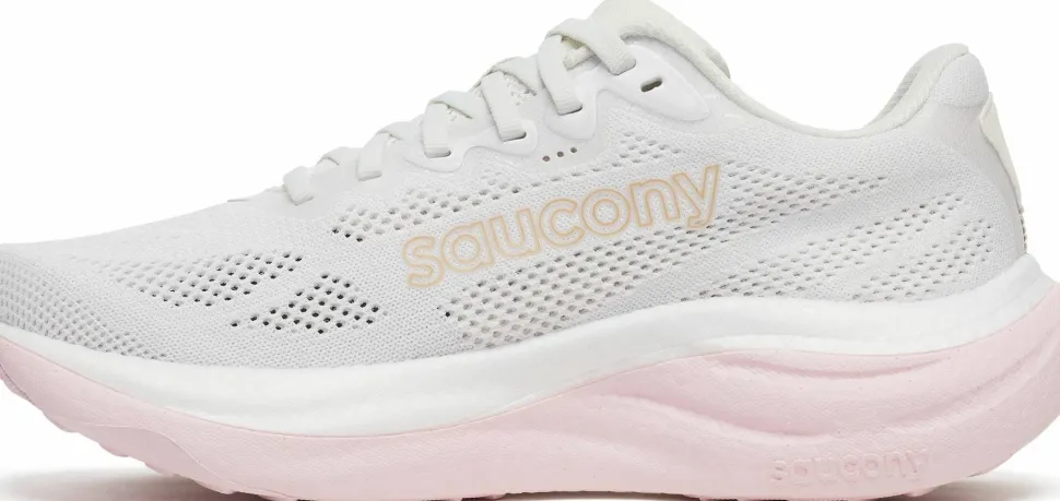 Saucony Women's Ride 19 White/Silk