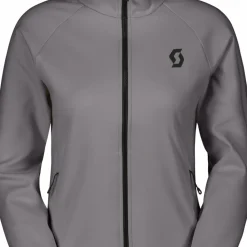 Scott Women's Hoody Defined Warm Zip Evening Grey