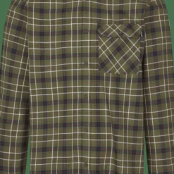 Seeland Men's Glen Flannel Shirt Grape Leaf/Dark Navy Check