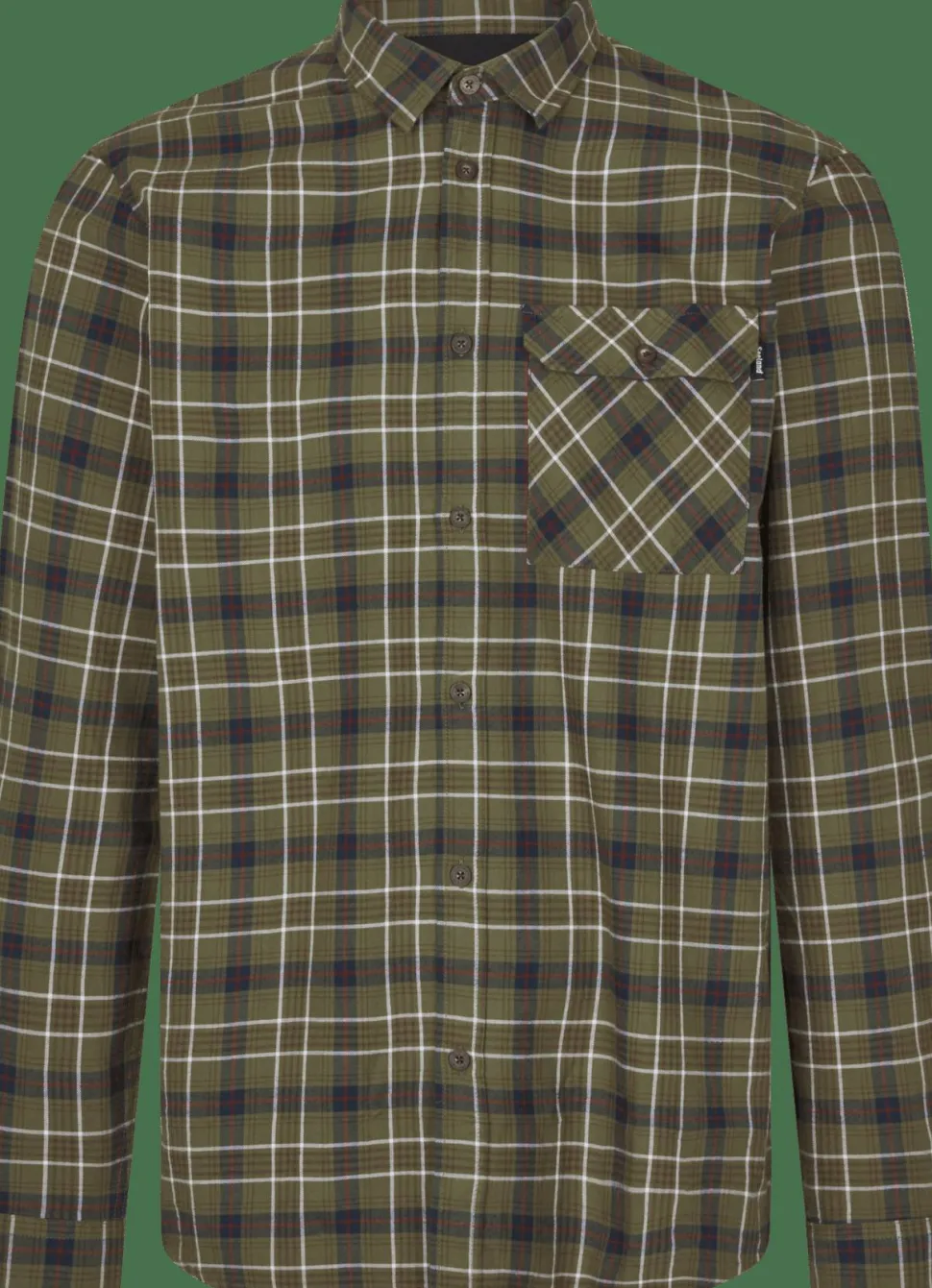 Seeland Men's Glen Flannel Shirt Grape Leaf/Dark Navy Check