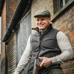 Seeland Men's Woodcock Earl Waistcoat Dark Grey Melange