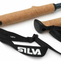 Silva Trekking Poles Carbon Tele Blue/Cork