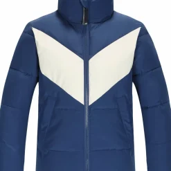 Skogstad Kids' Buvika Vattert Jakke Denim Blue