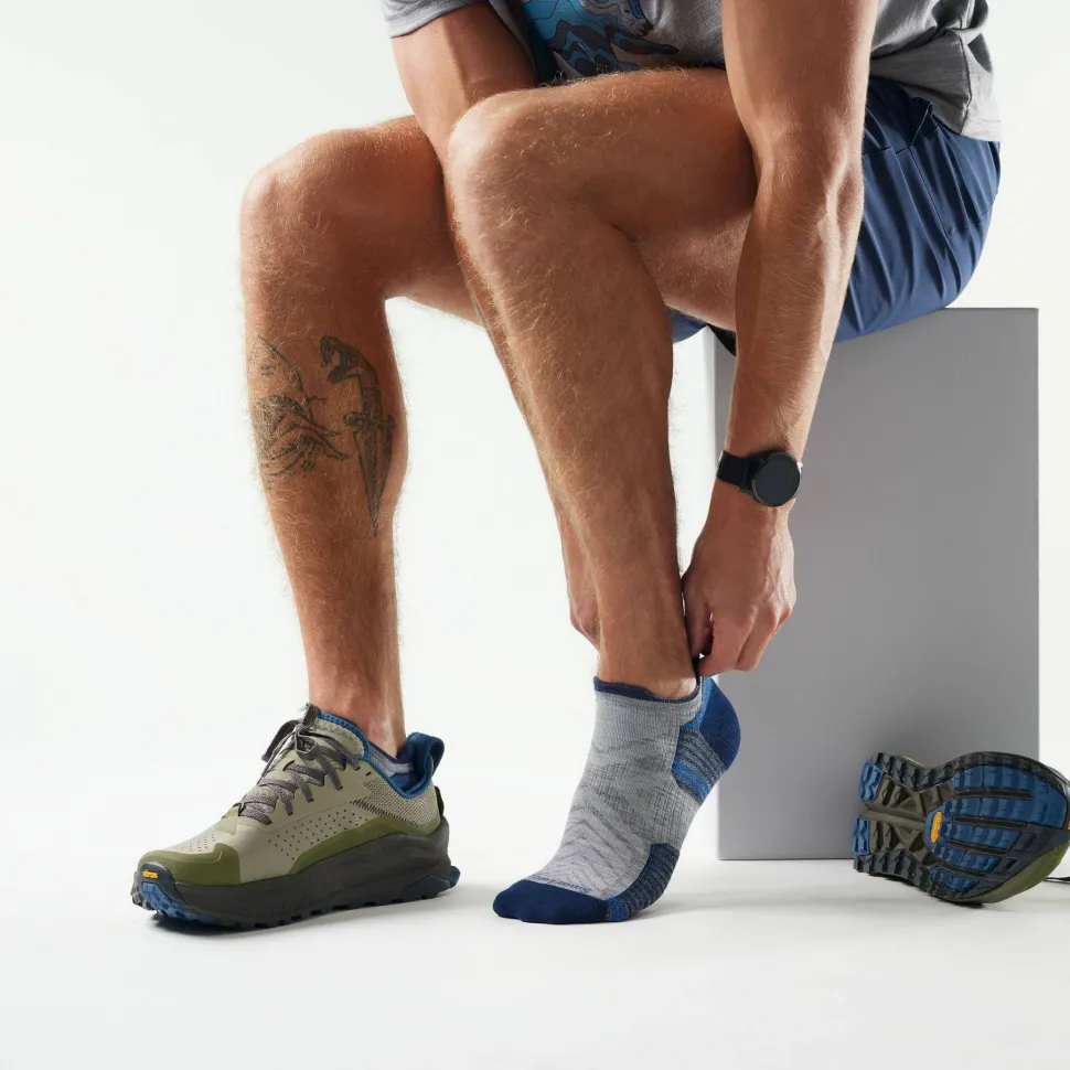 Smartwool Hike Low Ankle Socks Targeted Cushion Light Gray