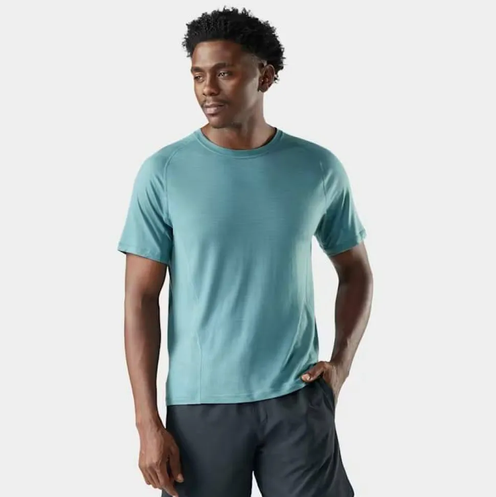 Smartwool Men's Merino Sport Ultralite Short Sleeve Dusty Teal