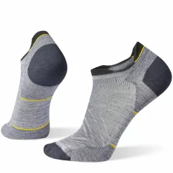 Smartwool Unisex Run ZC Low Ankle Socks Light Gray