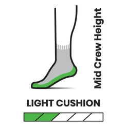 Smartwool Women's Performance Hike Light Cushion Crew Twilight Blue