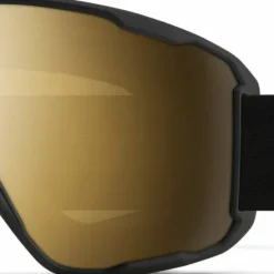 Smith Preview Black 22 / Chromapop Sun Black Gold Mirror