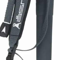 Åsnes Breidablikk BC 2-section Alloy Pole Black/White