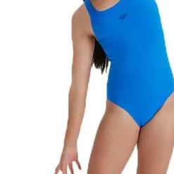 Speedo Girls' Eco Endurance+ Medalist Blue
