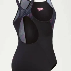 Speedo Women's Hyperboom Splice Muscleback Black/Pink