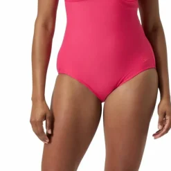 Speedo Womens Shaping Cross Knot 1 Piece Dark Pink