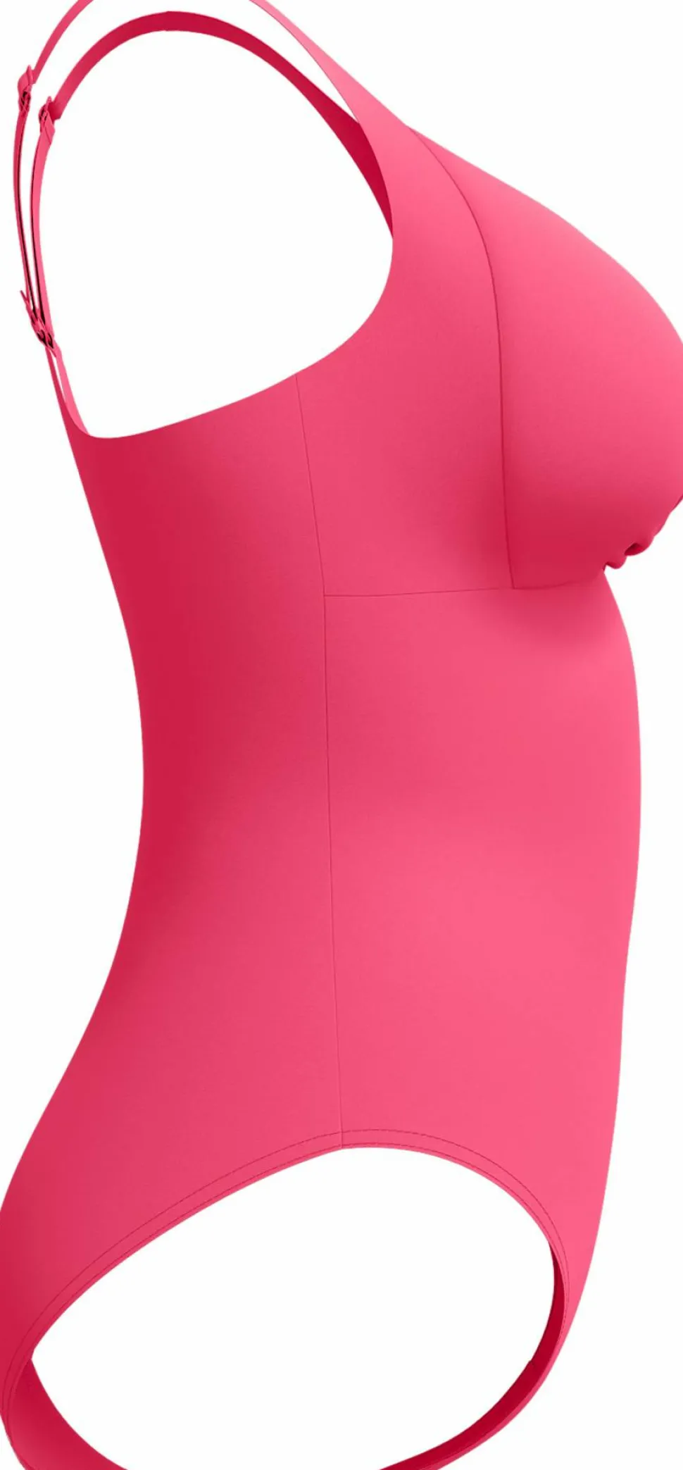 Speedo Womens Shaping Cross Knot 1 Piece Dark Pink