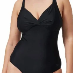 Speedo Women's Shaping Cross Knot 1 Piece Black