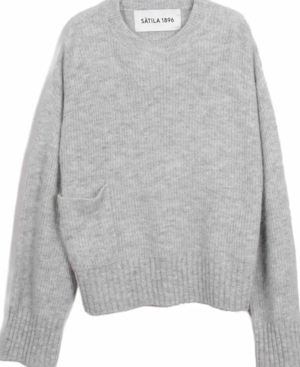 Sätila Women's Sunset Sweater Light Grey Melange