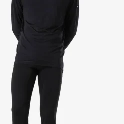 super.natural Men's Tundra175 Long Sleeve Jet Black