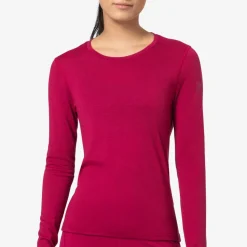 super.natural Women's Arctic230 Long Sleeve Sangria