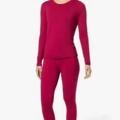 super.natural Women's Arctic230 Long Sleeve Sangria