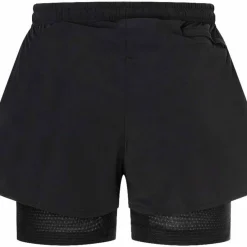 super.natural Women's Double Layer Shorts Jet Black