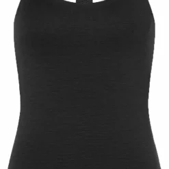 super.natural Women's Sporty Top Jet Black
