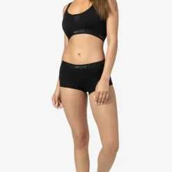 super.natural Women's Tundra220 Semplice Bra Jet Black