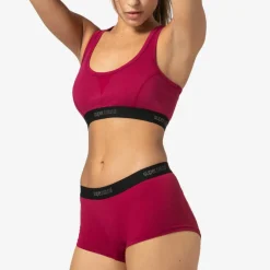 super.natural Women's Tundra220 Semplice Bra Sangria