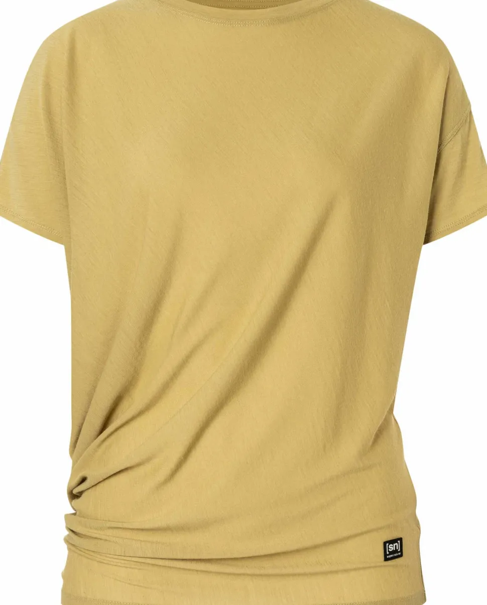 super.natural Women's Yoga Loose Tee Sahara