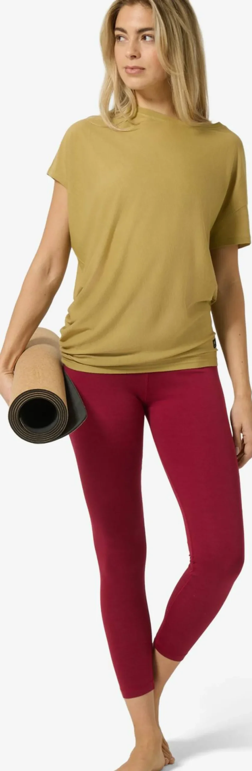 super.natural Women's Yoga Loose Tee Sahara