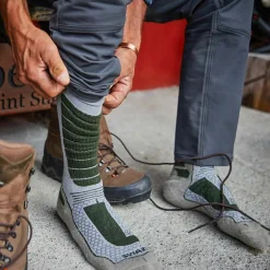 Swazi Ibex Sock Olive