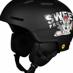 Sweet Protection Juniors' Winder Mips Helmet Black Teddy