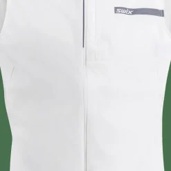 Swix Men's Roadline Wind Vest Bright White/Fiery Red