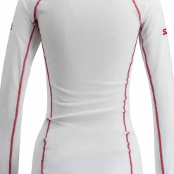 Swix Women's RaceX Classic Long Sleeve Bright White/Swix Red