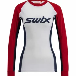 Swix Women's RaceX Classic Long Sleeve Swix Red/Bright White