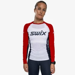 Swix Women's RaceX Classic Long Sleeve Swix Red/Bright White