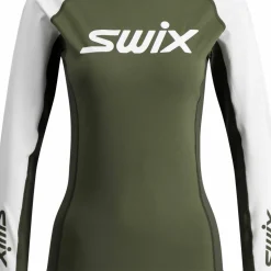 Swix Women’s RaceX Dry Long Sleeve Olive/ Agave Green