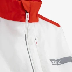 Swix Women's Roadline Wind Vest Bright White/Fiery Red
